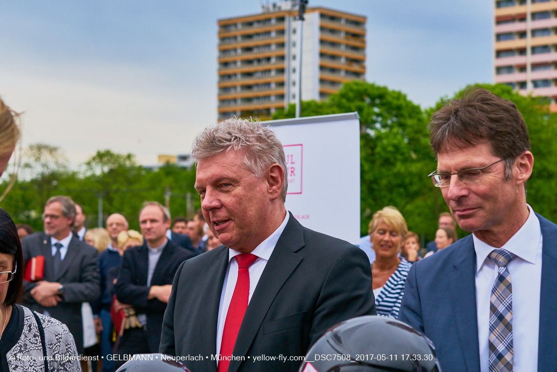 11. Mai 2017 - Grundsteinlegung für die LOGE und dem Kulturquadrat in Neuperlach